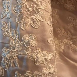 Wedding dress with jr bride & flower girl dresses